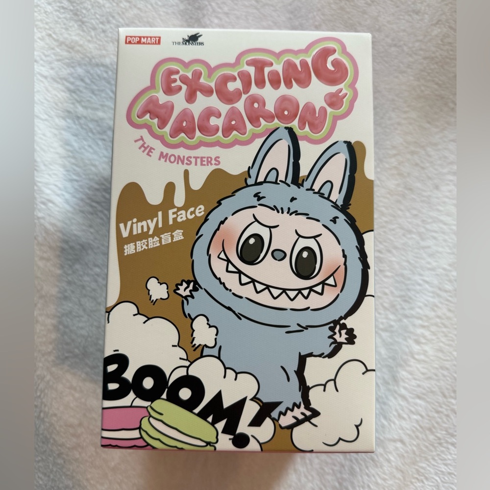 Authentic Pop Mart Exciting Macaron Vinyl Face Toy